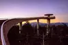 Clingmans Dome obsefvation tower at sunset