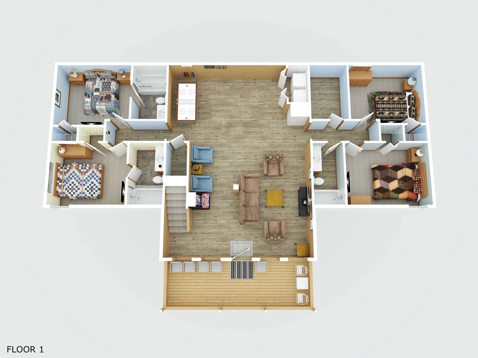 Property image, FloorPlan, of A Family Affair #712