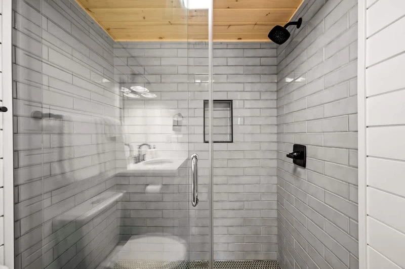 Second bathroom with walk-in shower