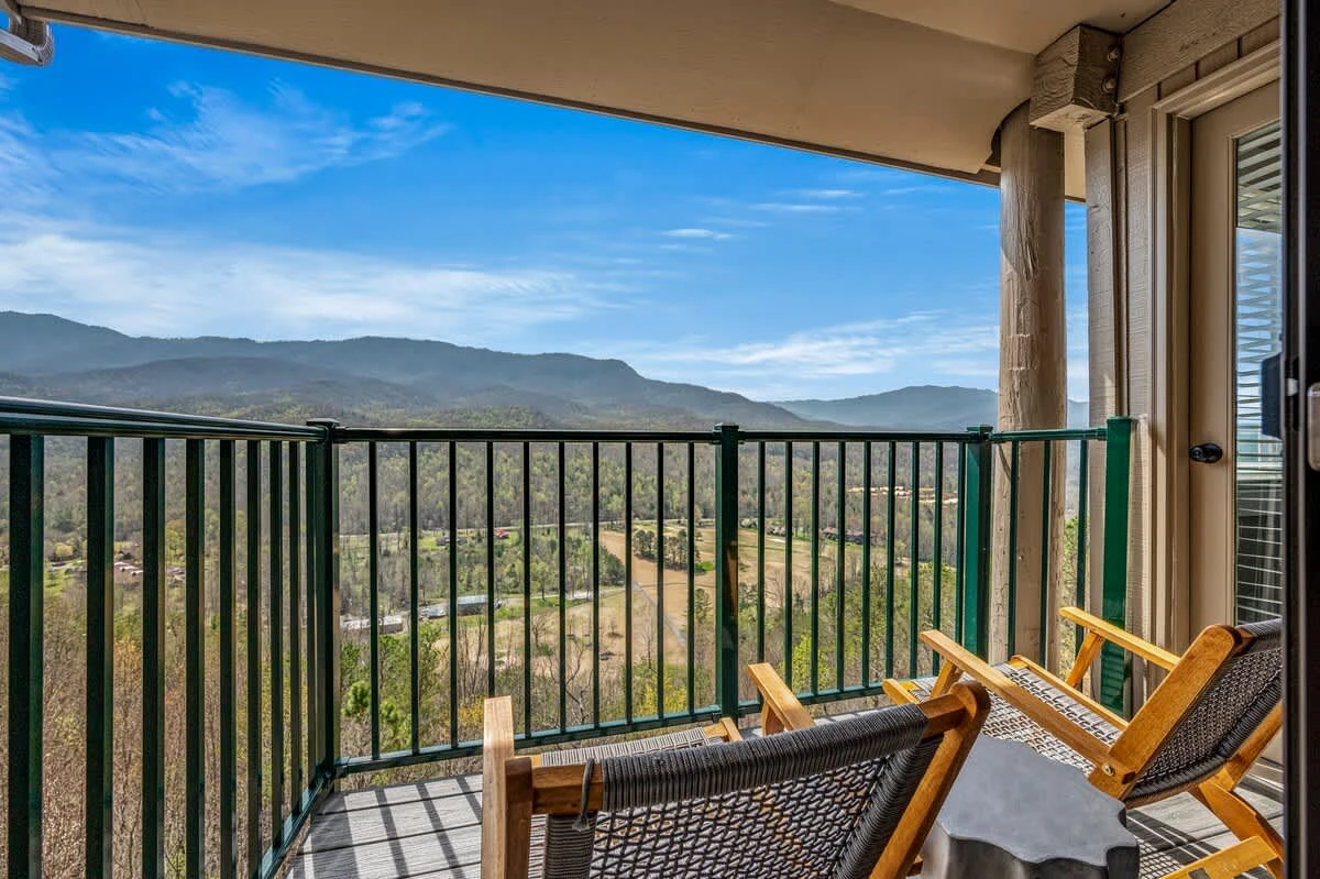 Private balcony view