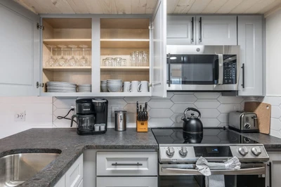Kitchen Includes Basic Dining Essentials & Cookware