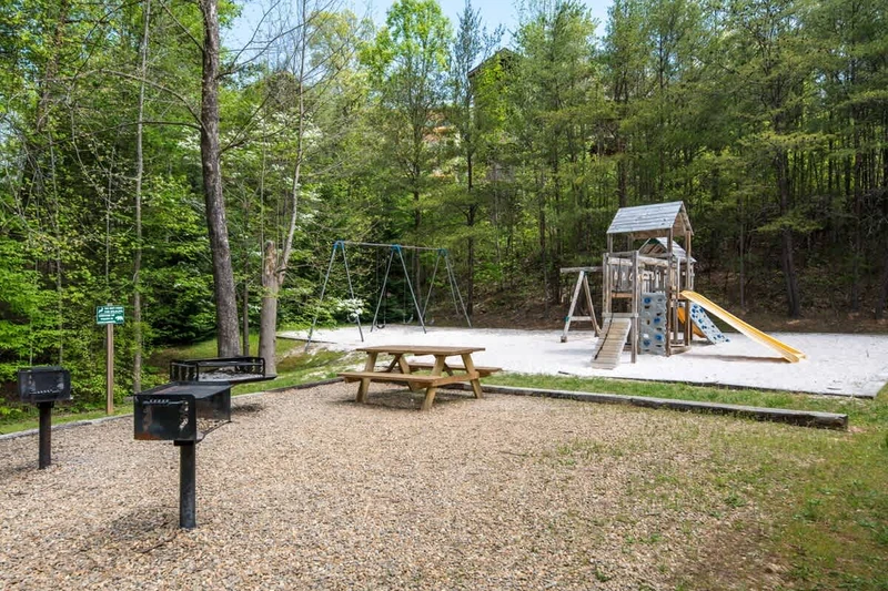 A fun playground on the property is great for active kiddos! Grill out while the kids play!