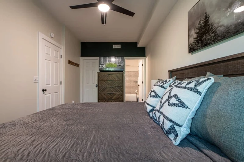 Second bedroom includes smart TV.