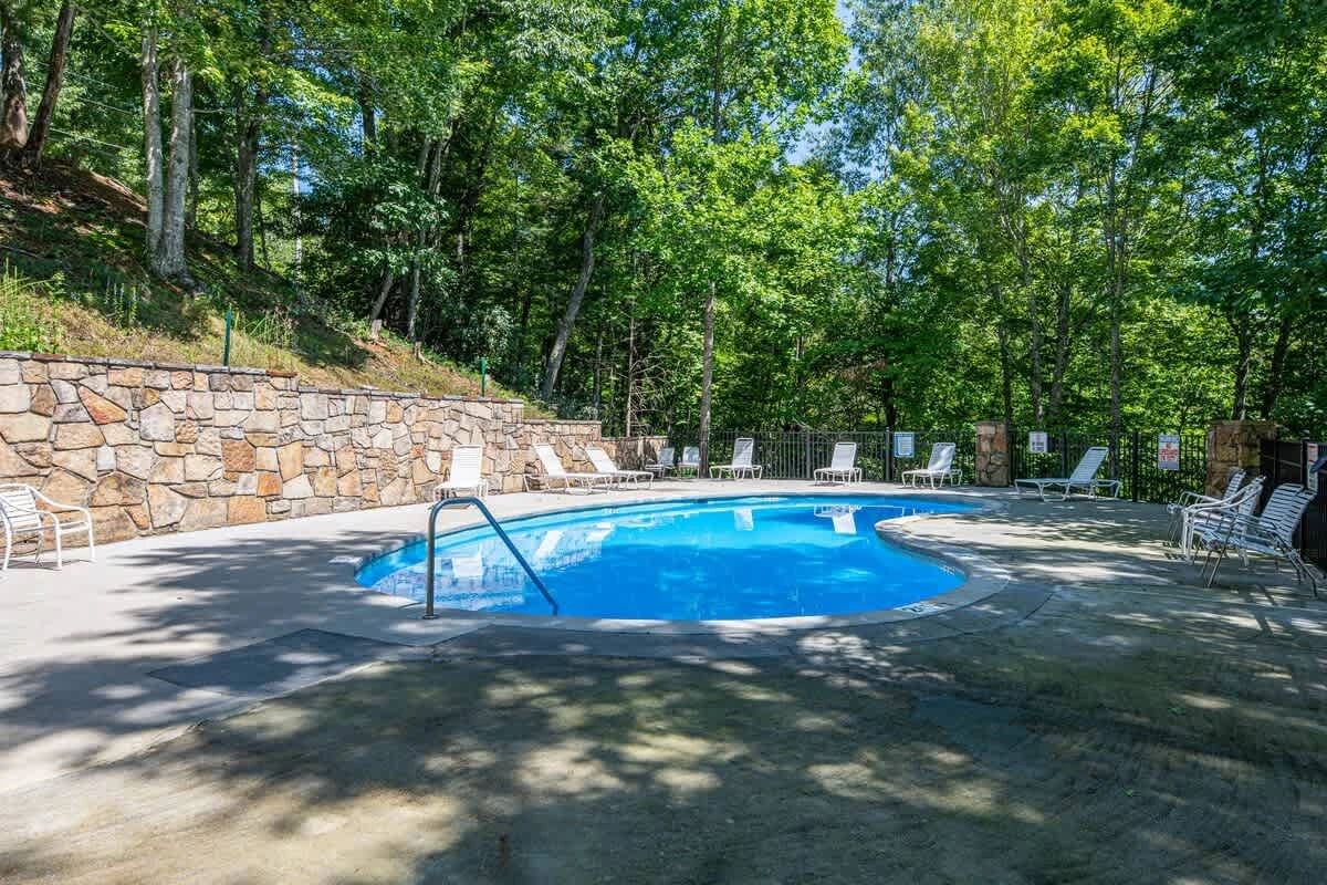 Public outdoor pool available for guest use.