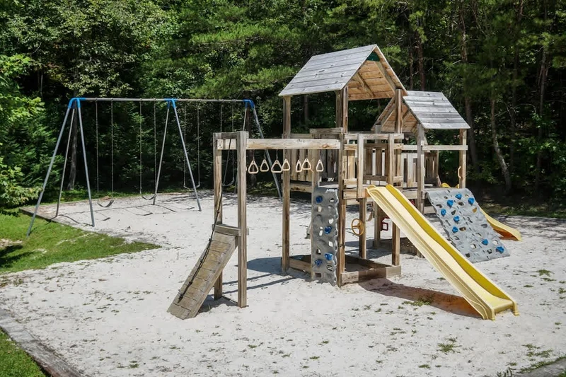 A fun playground on the property is great for active kiddos!