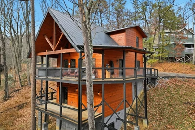 falcon crest is one of the top Gatlinburg cabins with a mountain view