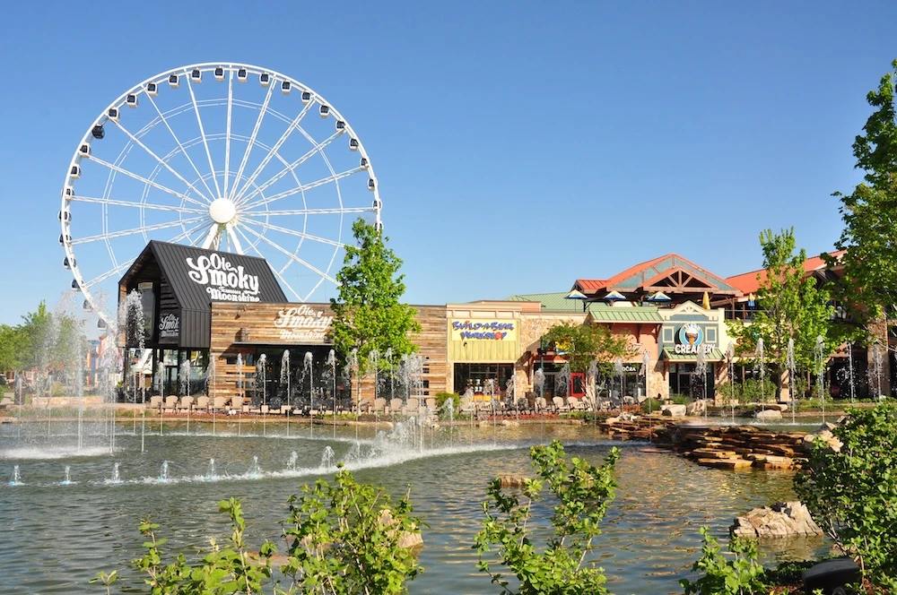 The Island is one of the best things to do in Pigeon Forge for families