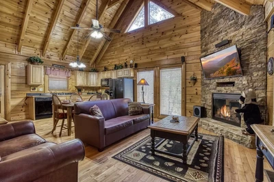 a bear creek crib is one of our romantic cabins in Gatlinburg