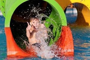 Little boy at Dollywood's Splash Country