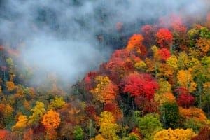 Gatlinburg Mountains in the fall