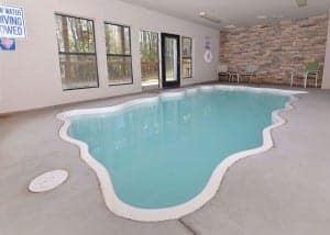 Bear Splash private pool 4 bedroom cabin rentals in Gatlinburg TN