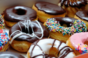 A variety of delicious donuts.