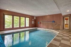 indoor pool in pigeon forge cabin